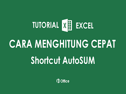 Cara copy excel tanpa rumus. Cara Cepat Menjumlahkan Angka Tanpa Rumus Di Ms Excel Shortcut Autosum Parman Acc