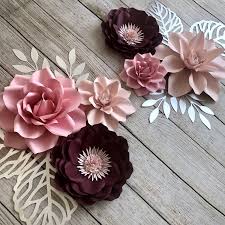 Paper flower wall paper flower backdrop giant paper flowers big flowers ceremony decorations birthday decorations photo booth backdrop such a beautiful pink and blue garden party! Ivory And Brown Flowers Paperflower Backdrop Large Flowers Nursery Paperflowers Birthday Paperflower Backdrop Wall Paperflower Paper Paper Party Supplies