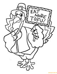 This coloring activity helps to increase creativity, focus, motor skills, and color recognition. Funny Thanksgiving With A Turkey Coloring Pages Funny Coloring Pages Coloring Pages For Kids And Adults