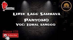 Chords For Lirik Lagu Sambava Panyomo Iqbal Sanggo