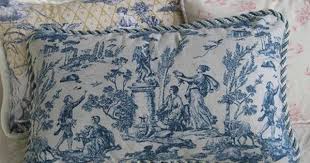 Paying Homage To Toile De Jouy Pillows Toile Pattern Oblong Pillow
