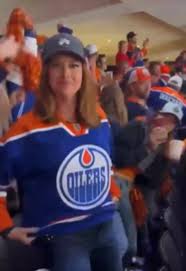 Hockey fan who flashed at Oilers game has landed a deal with Playboy after  her identity was revealed - Sport - LADbible