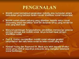 Bisa juga seseorang tersebut hanya berpindah peran saja tanpa mengalami perubahan kedudukan. Kps 5042 Sekolah Dan Masyarakat Tajuk Mobiliti Sosial