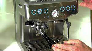 The barista express allows you to grind the beans right before extraction for full flavour and precise temperature control (pid) ensures optimal espresso extraction. Breville Bes 870 Coffee Machine Youtube