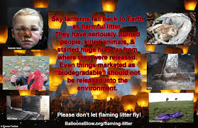 But i always get the smallest, so my lanterns were typically displayed on. Sky Lanterns Flaming Litter Balloons Blow