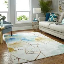 Blue grey and white kitchen island chairs wayfair rugs 5x8. Amyra Off White 5 X 8 Rug Area Rugs Mohawk Home Blue Area Rugs