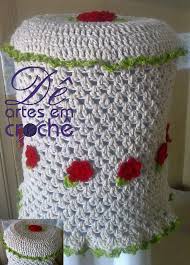 Capa De Galao De Agua Em Croche Capa Para Galao D Agua 20 Litros Em Croche By De Artes Em Croche Arte Em Croche Croche Para Cozinha Almofadas De Croche