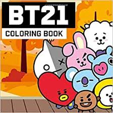 Free printable bts coloring pages pdf for kpop lovers. Bt21 Coloring Book Bt21 Coloring Pages For Bts Fans Kpop Army Lovers Soo Bin Kim Amazon De Bucher