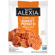 Nothing beats real mashed potato as a warming winter carb, but there is still a lot to be said for potato waffles as the ultimate tasty convenience food. Waffle Cut Sweet Potato Seasoned Fries Alexia