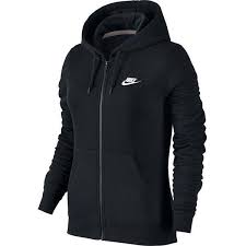 Black And White Nike Sweatshirt Women S Nike Full Zip Fleece Hoodie 54 Liked On Polyvore Featuring Tops Hoodies Grey Full Zip Hoodie Fleece Hoodie Nike Long Sleeve Zip Hoodies Womens