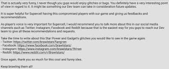 /r/brawlstarscompetitive is the place for all your brawl stars strategy needs! I Asked Supercell If We Could Have Star Power And Gadget Glitches Back And This Is What They Said Brawlstars