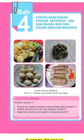 Bab 8 Pengolahan Bahan Pangan Setengah Jadi Dari Bahan Ikan Dan Daging Menjadi Makanan