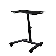 List was $68.79 $ 68. 23 6 Tempered Glass Adjustable Height Mobile Laptop Desk Cart Seville Classics Target