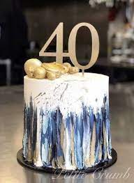 Remind him sweetly and gently that he is now 40! Cake Desing For Men Inspiration 31 Ideas 40th Birthday Cakes Birthday Cake Decorating Buttercream Cake Designs