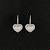 Heart Earrings On Ear