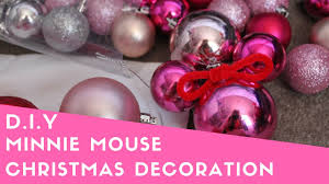 Diy Minnie Mouse Christmas Decoration Youtube