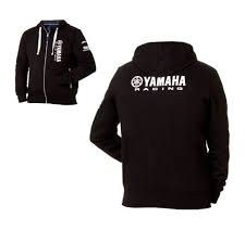 Sweat à Capuche YAMAHA Noir de la Collection Officielle Yamaha