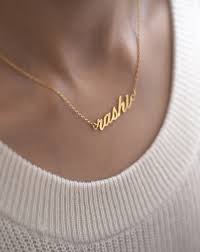 Upgrade your fit with any of our bestselling chains we carry everything from cuban link chokers to cuban necklaces tennis necklaces, and more. Buy Personalized Name Necklace Naam Necklace For Women Stac Fine Jewellery