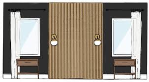Today we're going to walk you through how we did our wood slat wall in our living room space. Bedroom Refresh Part 2 Diy Vertical Wood Slat Wall