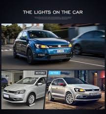 For New Vw Polo 2009 2016 With Led Drl Day Running Head Lamp Led Head Lights Vland Volkswagenpoloheadlight Volkswagenpolo Volkswagen Polo Vw Polo Volkswagen