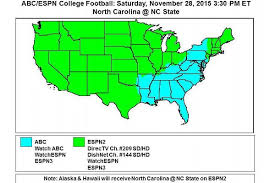 Concacaf nations top football champ uel int. 2015 Espn College Football Tv Maps