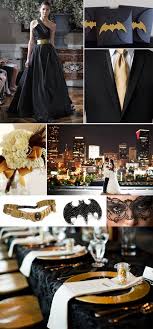 Fight Crime Get Married With An Elegant Batman Themed Wedding Batman Wedding Theme Batman Wedding Superhero Wedding