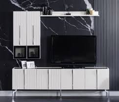 Dieser tv schrank ist ideal für ihr wohnzimmer. Casa Padrino Luxus Art Deco Tv Schrank Weiss Schwarz Silber 208 X 44 X H 64 Cm Edler Wohnzimmer Fernsehschrank Mit 4 Turen Art Deco Mobel
