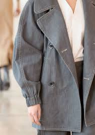 Christophe Lemaire Fall Winter 2014 15 Women S Presentation At La Maison De La Radio Paris Casual Denim Clothes Design Double Breasted Suit Jacket