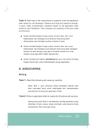 Jika melamar secara langsung, cover letter ditulis lalu disisipkan berbeda dari dokumen lainnya.sedangkan untuk melamar online, biasanya ditulisnya di body email. Resume Lamaran Dalam Bahasa Inggris