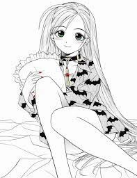 Anime vampire knight coloring pag. Vampire Anime Coloring Pages Novocom Top