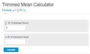 Trimmed Mean Calculator Calculator Academy