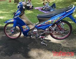 Modifikasi vega r new thailook warna biru. Modifikasi Vega R New Thailook Naskah T