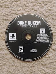 Duke Nukem: Time to Kill Black Label GT Sony Playstation 1 PS1 Free  Shipping 742725156678 | eBay