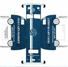 Je kleiner es wird, um so komplizierter. Bastelbogen Vw Bus T1 Bastelbogen Papierbastelbogen Auto Basteln