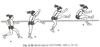 A força de impulsão ( absoluta ) é, pois, condição prévia para aprendizagem do rolamento ventral e do « flop », as técnicas do salto em altura mais utilizadas. Saltos Verticais Para A Iniciacao Ao Atletismo Teoria E Pratica Do Atletismo
