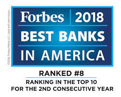 Capital one named america's best big bank for the fourth year in a row, capital one offers highly rated checking accounts, savings accounts and cds. Florida Community Bank Ranked 8 In Forbes 2018 Best Banks In America Business Wire