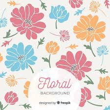 Check spelling or type a new query. Big Coloured Flowers With Cute Petals Background Free Vector Nohat Free For Designer