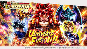 Fusion reborn or in dragon ball gt). Dragon Ball Legends On Twitter Legends Anniversary Step Up The Ultimate Fusion Is Live Ll Super Saiyan 4 Gogeta Eis Shenron And Nuova Shenron Join The Fight Certain Steps Include An Sp