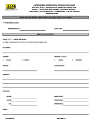 Despite memos being circulated to assure employees that their salaries will be paid, even after several months, employees of automobile association of malaysia (aam) have yet to get their long overdue salaries, thesun reported. Aam Malaysia Renewal Fill Online Printable Fillable Blank Pdffiller