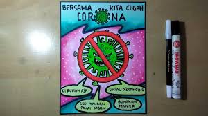Rabu, 8 april 2020 12:02. Membuat Poster Tetap Tinggal Di Rumah Stay At Home Youtube