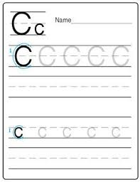 A Freebie Practice Handwriting Worksheet Letter C Messare Clips And Design Handwriting Worksheets Letter C Worksheets Kindergarten Letters