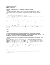 1984 Pt 1 Ch 5 6 Comprehension Chk