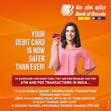 The following is a quick overview of. Bank Of Baroda At Bankofbaroda We Make Your Safety Our Priority To Make Your Banking Experience More Secure And Safe All Debit Cards Are Now Enabled Only For Atm Pos