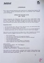 Info lowongan kerja terbaru 2020 informasi lowongan kerja tahun 2020 di bank bumn cpns migas kai telkom pertambangan cs teller untuk lulusan sma smk man d3 s1 s2 terbaru. Lowongan Kerja Pt Indofood Tanjung Morawa Loker Di Kimstar Tanjung Morawa Loker Hotel Jw Marriott Sekedar Informasi Untuk Lowongan Kerja Di Tanjung Morawa Untuk Saat Ini Tidak Tersedia Idelli Pure