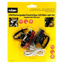 Front And Rear Usb Bike Light Tesco Groceries