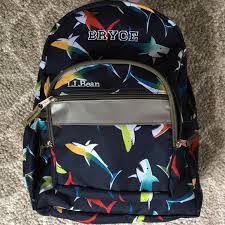 Now on sale at l.l.bean: L L Bean Accessories Llbean Nwt Neon Shark Print Jr Backpack Poshmark