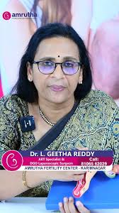Dr. Geetha Reddy Latest Video #drgeethareddy #fertilitytips #amruthahospital