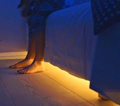 This Genius Under The Bed Night Light Automatically Turns On When It Senses Motion Bed Lights Under Bed Lighting Led Flex Strip