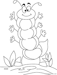 556x705 animal coloring pages pictures caterpillar coloring pages kids. Black And White Caterpillar Coloring Pages And White Cartoon Caterpillar Cartoon Printable Coloring4free Coloring4free Com