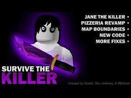 Find the codes or twitter button. How To Get The Purple Pinstripe Knife In Roblox Survive The Killer Youtube
